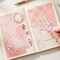 Wrapables Vintage Floral Poetry Scrapbooking Supplies Kit, Ephemera Stationery Sticker Set for Junk Journaling, Card Making, and DIY Crafts (Set of 4)